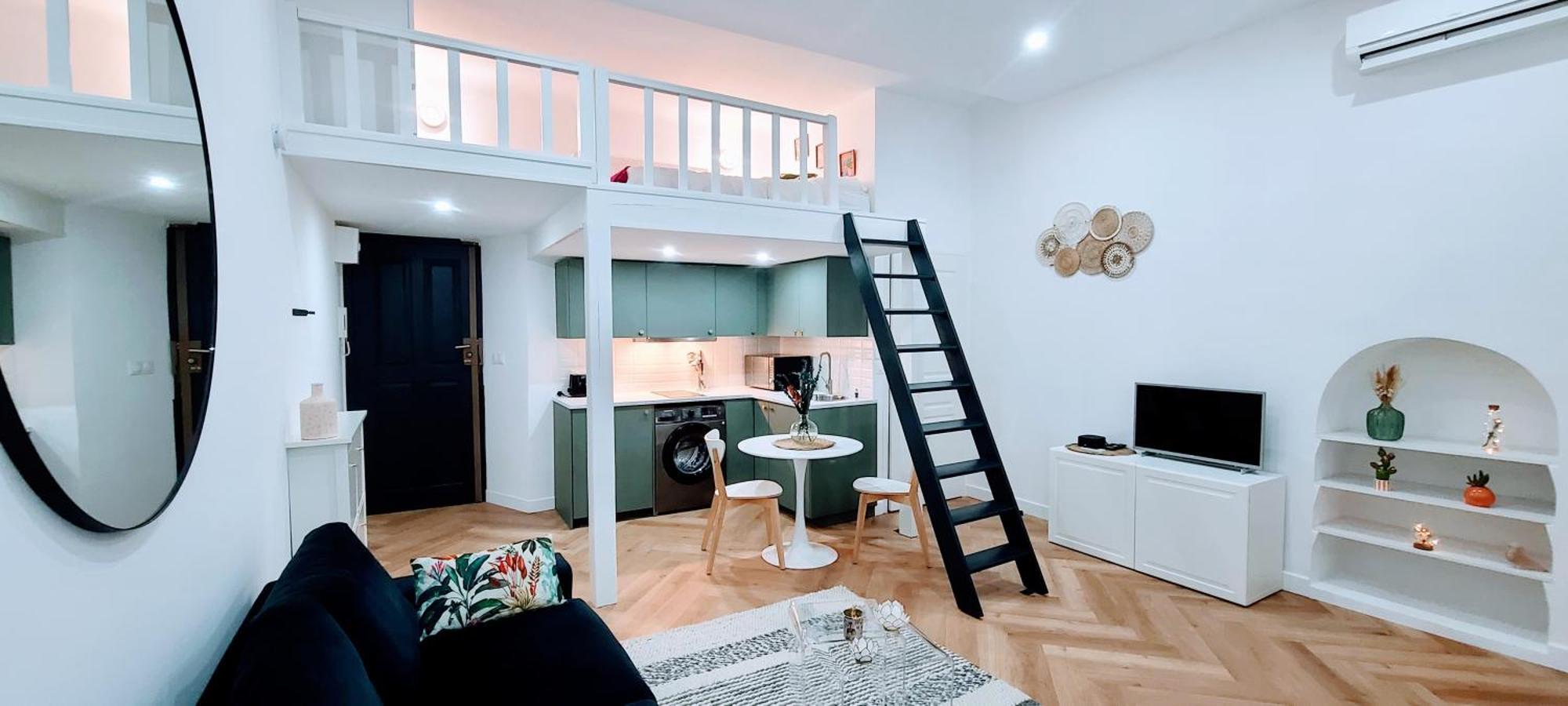 ניס Studio Elegant 4 Couchages Front De Mer Clim Parking Privatif Wifi מראה חיצוני תמונה